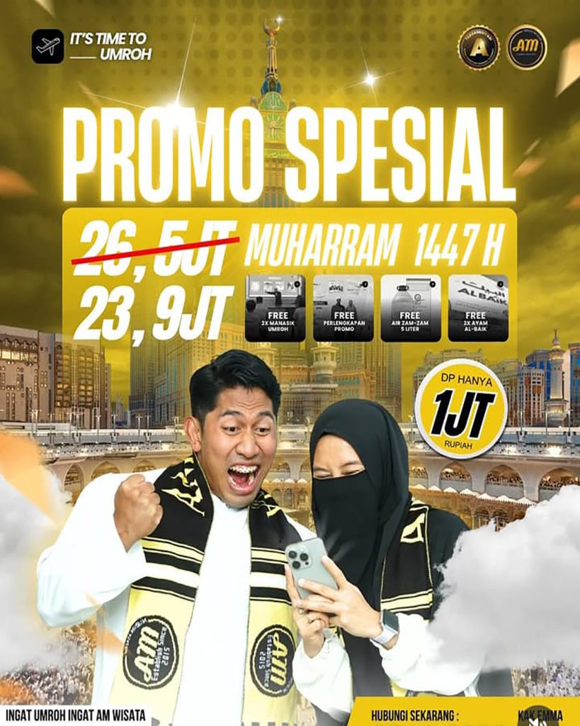 Paket Umroh Promo 2025 Hemat 23,9 Juta
