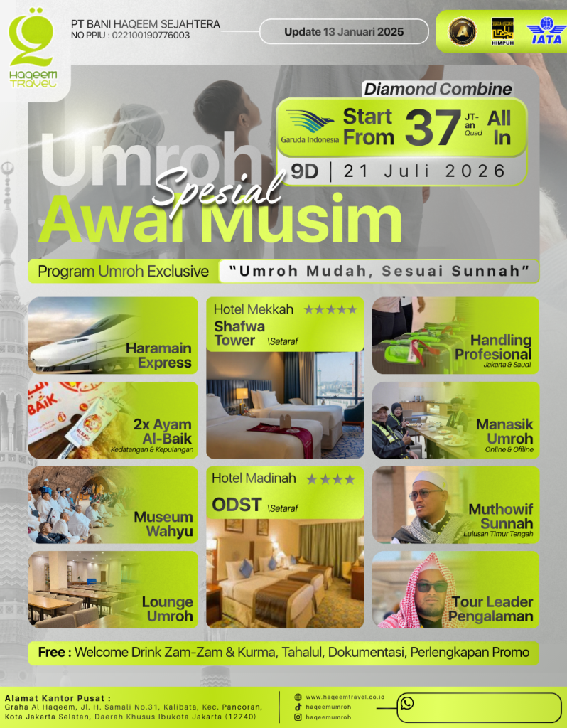 Paket Hemat Umroh Awal Tahun 2026