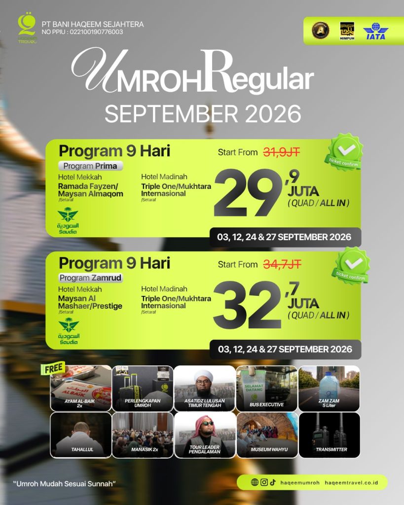 Paket Umroh Awal Ramadhan 2026